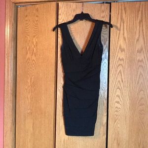 Black cocktail dress